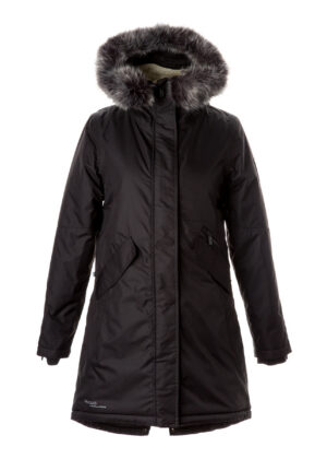 HUPPA naiste talveparka Vivian must  KUNSTKARVAGA(200gr soojustusega)-KOHE LAOS-HEA HIND - Image 6