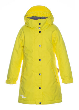 HUPPA stiilne vihma ja tuulekindel  päikesekollane 40 gr soojustusega naiste kevad-sügis parka -KOHE LAOS - Image 3