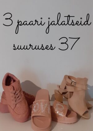 3 paari jalatseid suuruses 37-KOHE LAOS SUPER HIND