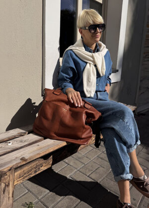 Naturaalnahast naiste käekott Marco Mazzini - Image 5