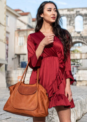 Naturaalnahast naiste käekott Marco Mazzini - Image 3