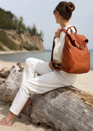 Naturaalnahast seljakott Marco Mazzini - Image 3