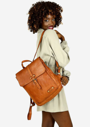 Naturaalnahast seljakott Marco Mazzini - Image 3