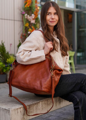 Naturaalnahast naiste käekott Marco Mazzini - Image 2