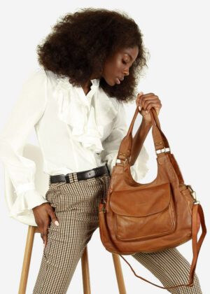 Naturaalnahast naiste käekott Marco Mazzini - Image 3