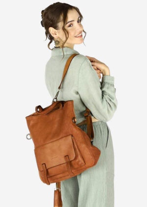 Naturaalnahast seljakott Marco Mazzini - Image 8