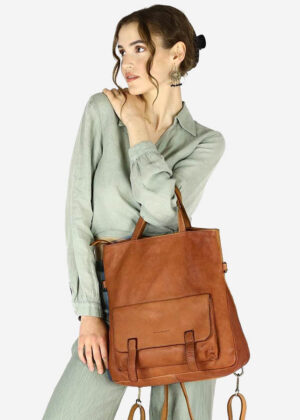 Naturaalnahast seljakott Marco Mazzini - Image 3