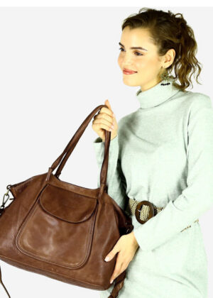 Naturaalnahast naiste käekott Marco Mazzini - Image 3