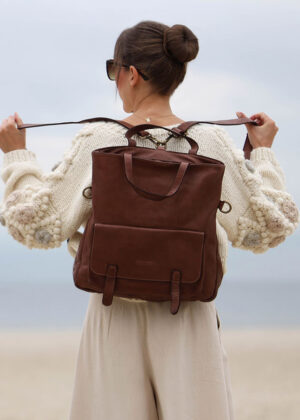 Naturaalnahast seljakott Marco Mazzini - Image 10