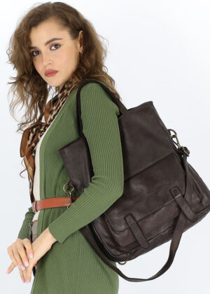 Naturaalnahast seljakott Marco Mazzini - Image 2