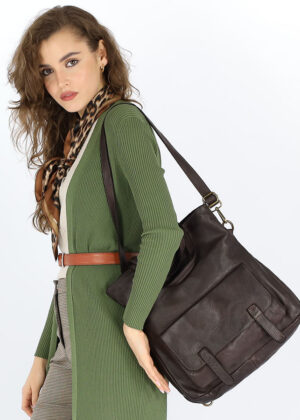 Naturaalnahast seljakott Marco Mazzini - Image 3