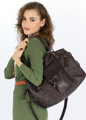 Naturaalnahast naiste käekott Marco Mazzini - Image 2