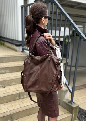 Naturaalnahast naiste käekott Marco Mazzini - Image 7