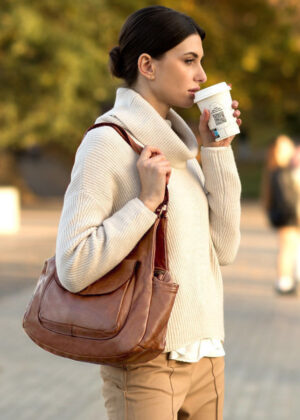 Naturaalnahast naiste käekott Marco Mazzini - Image 7