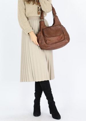 Naturaalnahast naiste käekott Marco Mazzini - Image 3