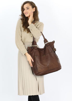 Naturaalnahast naiste käekott Marco Mazzini - Image 3