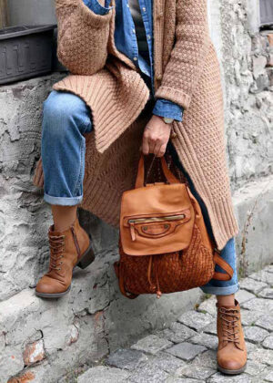 Natūralios odos kuprinė Marco Mazzini - Image 7