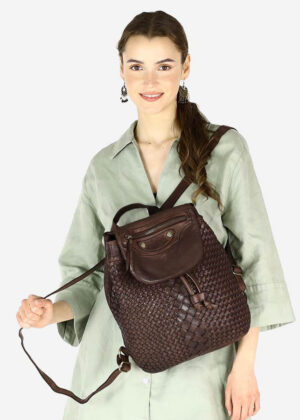 Naturaalnahast seljakott Marco Mazzini - Image 3