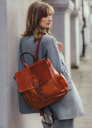 Naturaalnahast seljakott Marco Mazzini - Image 3