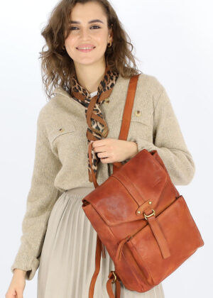 Naturaalnahast seljakott Marco Mazzini - Image 3