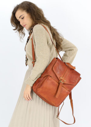 Naturaalnahast seljakott Marco Mazzini - Image 2