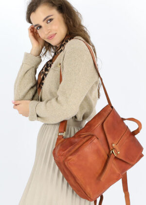 Naturaalnahast seljakott Marco Mazzini - Image 6