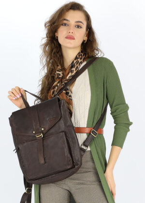 Naturaalnahast seljakott Marco Mazzini - Image 2