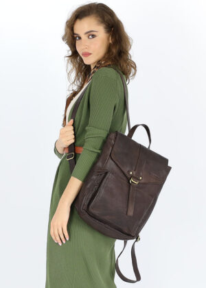 Naturaalnahast seljakott Marco Mazzini - Image 3