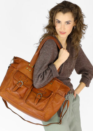 Naturaalnahast naiste käekott Marco Mazzini - Image 1