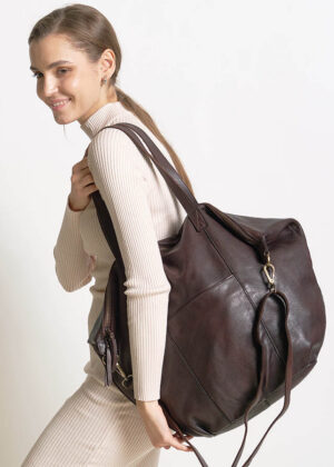 Naturaalnahast naiste käekott Marco Mazzini - Image 1