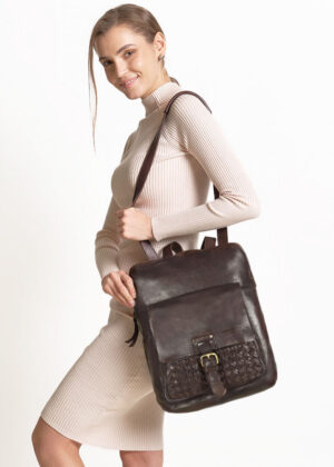 Naturaalnahast seljakott Marco Mazzini - Image 6