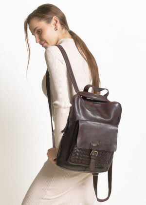 Naturaalnahast seljakott Marco Mazzini - Image 2