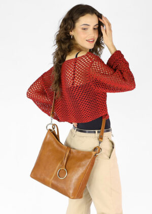 Naturaalnahast naiste käekott Marco Mazzini - Image 7