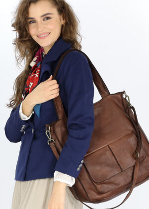 Naturaalnahast naiste käekott Marco Mazzini - Image 2