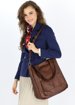 Naturaalnahast naiste käekott Marco Mazzini - Image 3