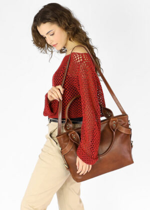 Naturaalnahast naiste käekott Marco Mazzini - Image 2