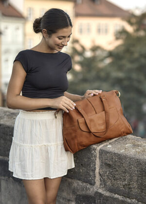 Naturaalnahast naiste käekott Marco Mazzini - Image 2