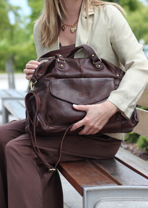 Naturaalnahast naiste käekott Marco Mazzini - Image 10