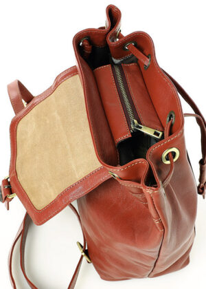 Naturaalnahast seljakott Marco Mazzini - Image 12