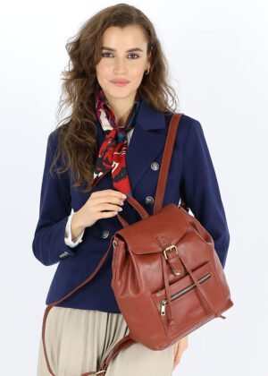 Naturaalnahast seljakott Marco Mazzini - Image 3