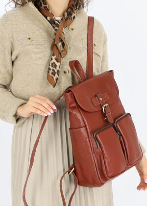 Naturaalnahast seljakott Marco Mazzini - Image 3