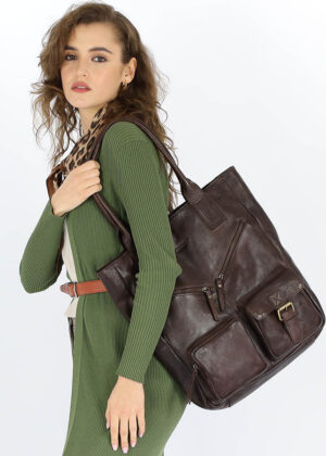 Naturaalnahast naiste käekott Marco Mazzini - Image 2