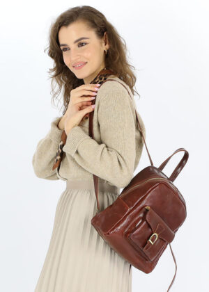 Naturaalnahast seljakott Marco Mazzini - Image 3