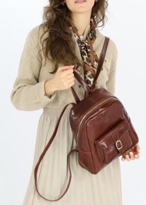 Naturaalnahast seljakott Marco Mazzini - Image 2