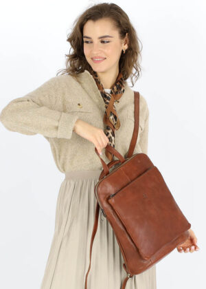 Naturaalnahast seljakott Marco Mazzini - Image 3