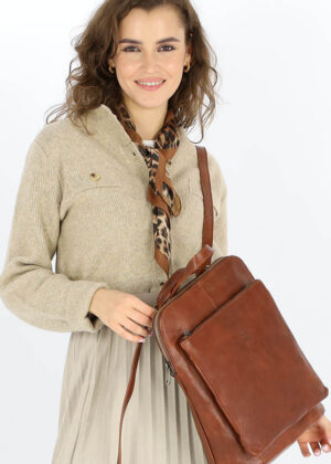 Naturaalnahast seljakott Marco Mazzini - Image 6