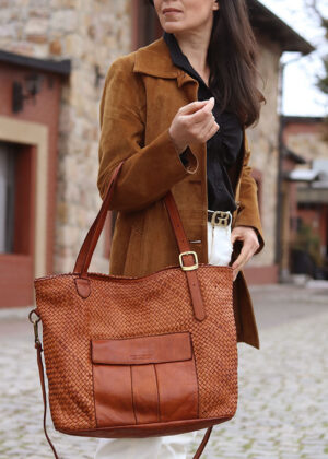 Moteriška natūralios odos rankinė Marco Mazzini - Image 11