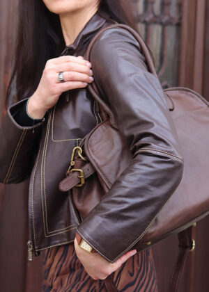 Naturaalnahast naiste käekott Marco Mazzini - Image 2