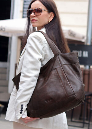 Naturaalnahast naiste käekott Marco Mazzini - Image 2