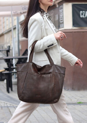 Naturaalnahast naiste käekott Marco Mazzini - Image 3